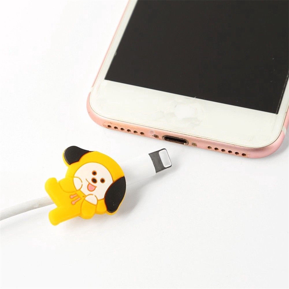 Mobile Phone Data Line Cover Protective Charging Cable Bite Holders