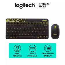 MOUSE DAN KEYBOARD LOGITECH SET NANO WIRELESS MK240 COMBO ORIGINAL