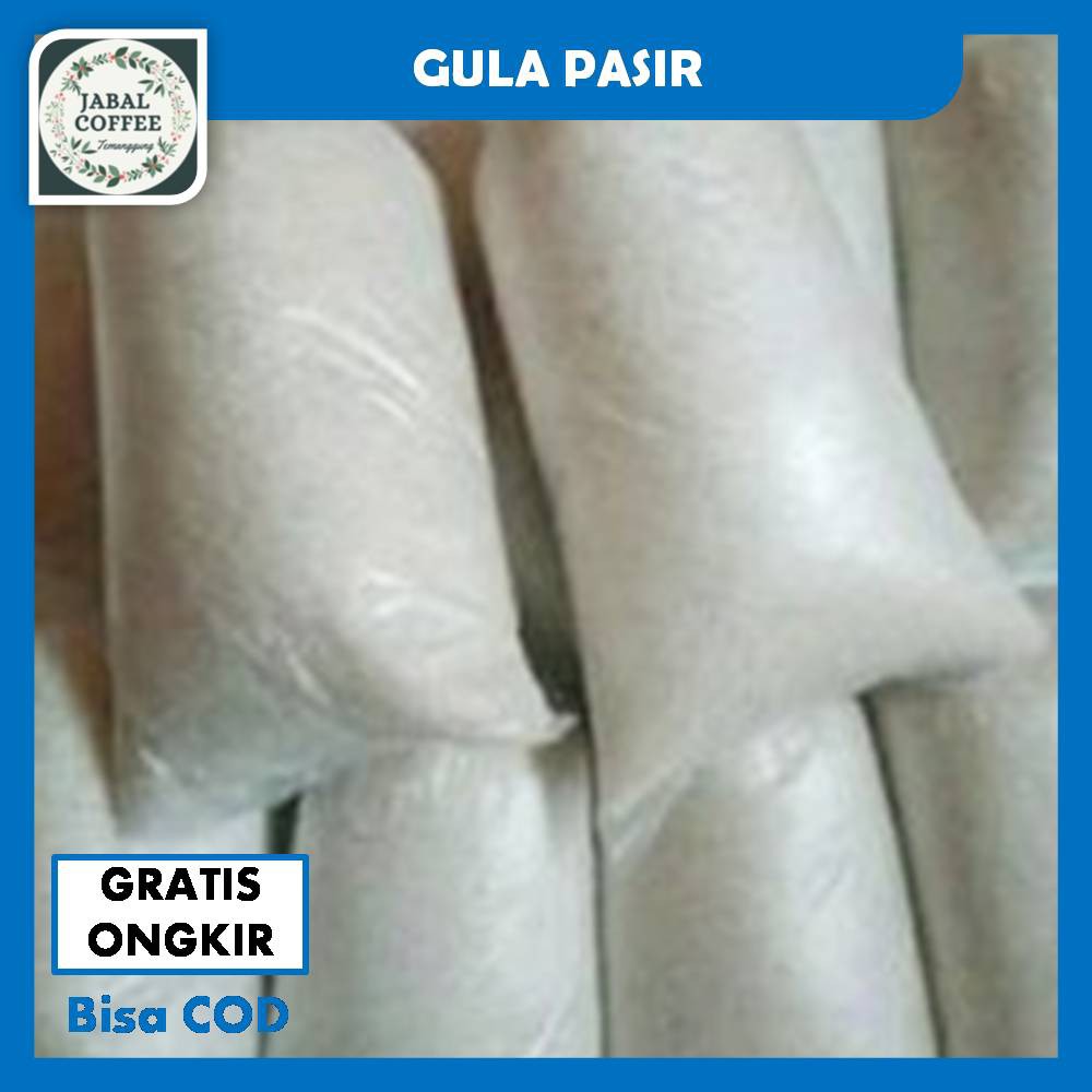 Gula pasir Putih Kiloan 1 Kg / Gula Pasir Putih Bahan Pokok Sembako Murah Meriah J35