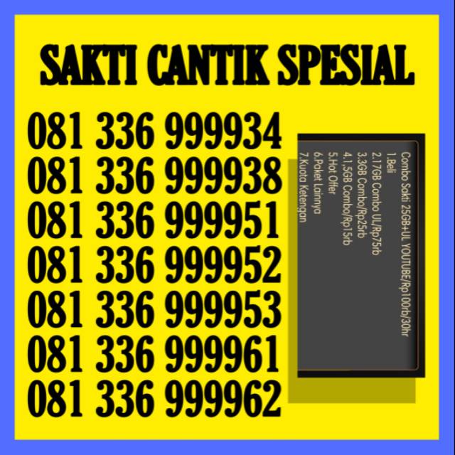 Nomor telkomsel cantik spesial sakti