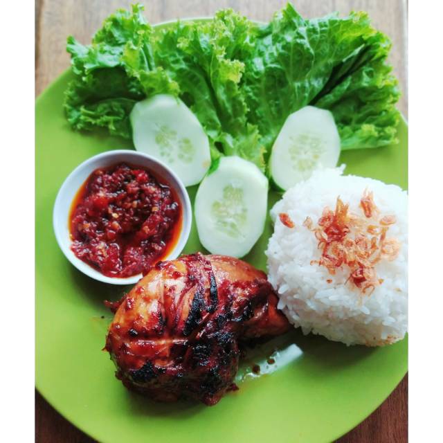 

Ayam Bakar Kalasan Maimun Dada + Nasi + Lalapan + Sambal