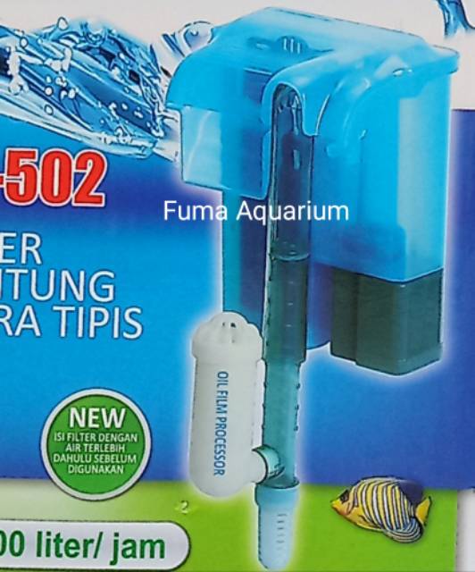 Ayang Filter Gantung Ultra Tipis YP-502 Filter Gantung Hanging Hang on Aquarium Aquascape