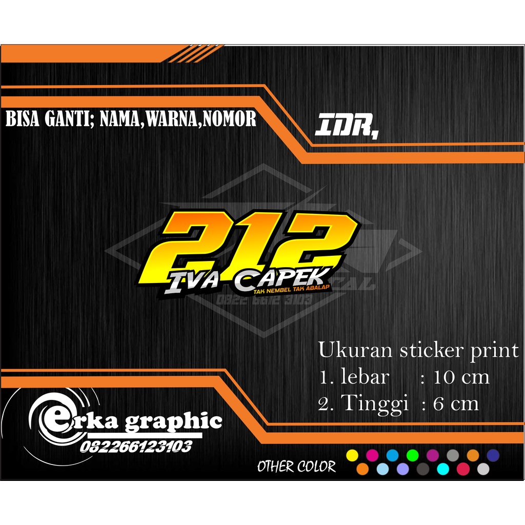 

STICKER 212 PRO// FREE MOTIF