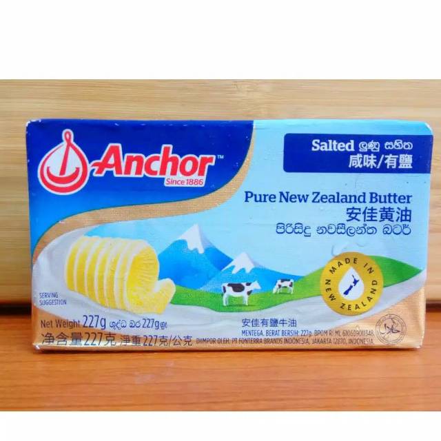 

Butter Anchor Salted 227 gram / Butter Salted