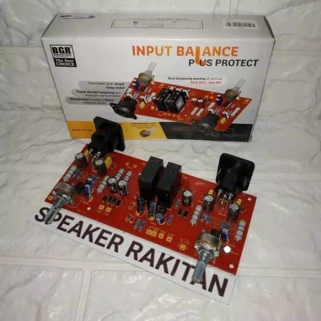 Kit Stereo input balance + protector
