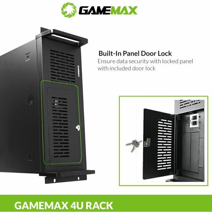 Terbaru Gamemax 4U Rackmount Server 4U Industrial Pc Case