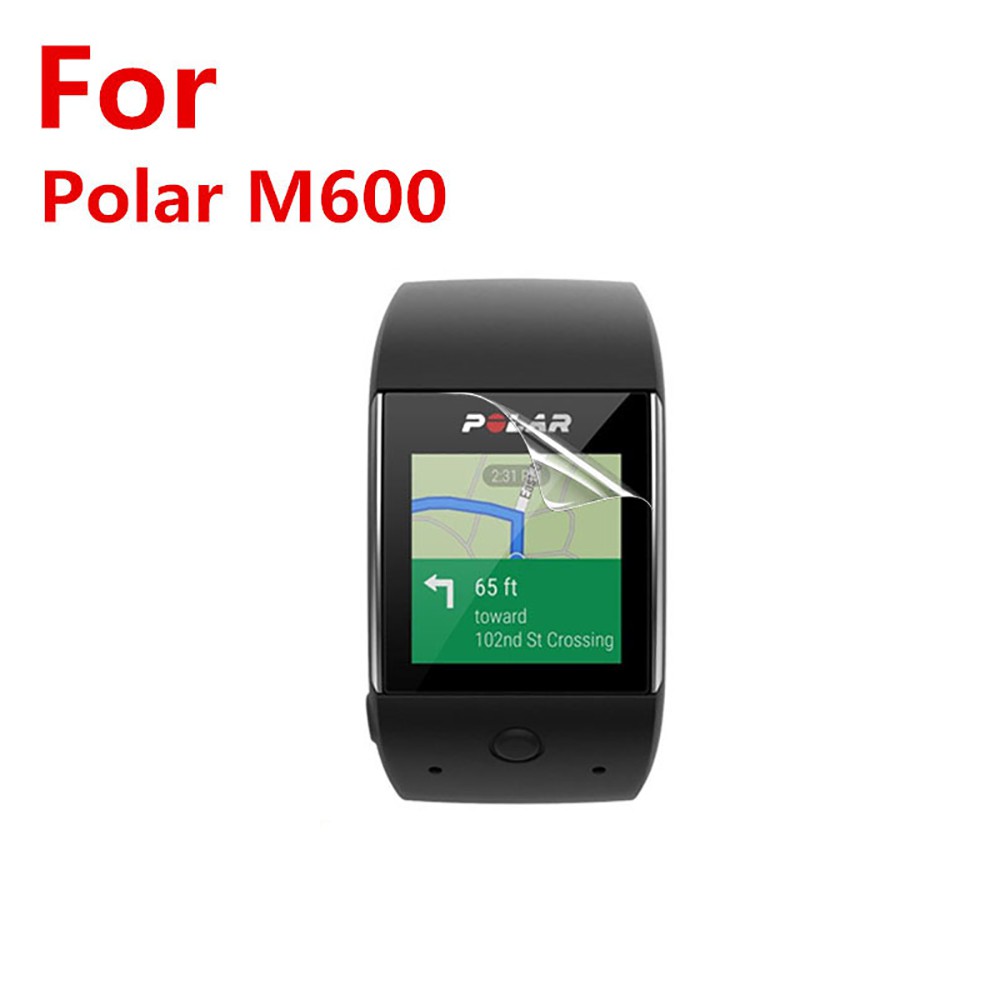 Film Screen Protector Cover for Polar M600 Sports Smart Watch Anti-Scratch Screen Protective Clear PET Films Guard