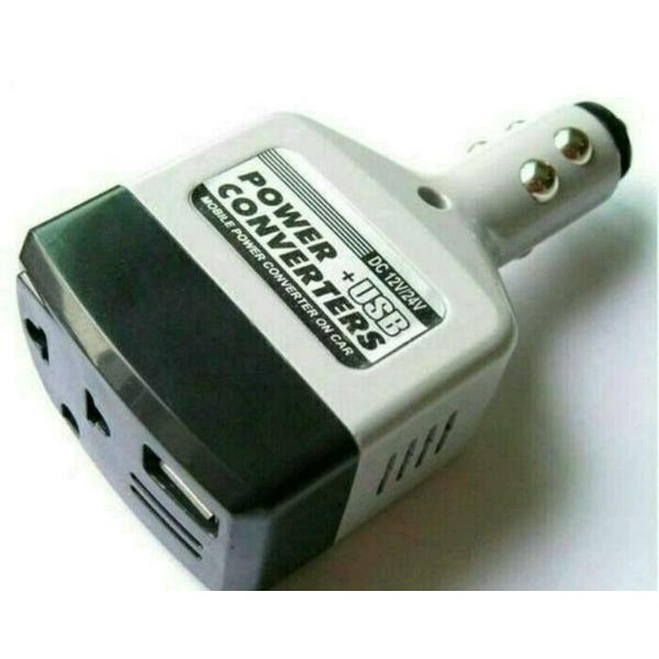 Unik CHARGER HP DI MOBIL PLUS COLOKAN CONVERTER LISTRIK