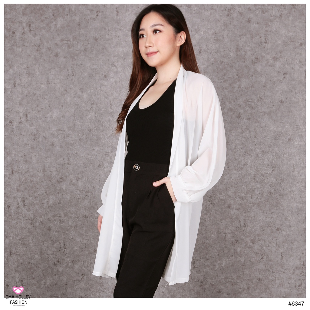 (COD) OH Fashion Hanna Basic Long Cardi #6347