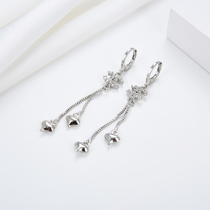 Anting Titanium Wanita Emas Muda Anti Karat Dewasa Tusuk Korea Asli Panjang Dan Luntur Korea Style Selamanya Dewasa 16