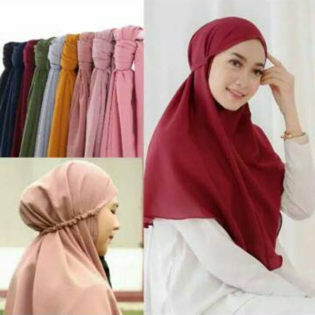 jilbab instan tali kriwil abidah diamon