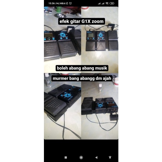 Efek gitar g1xon zoom