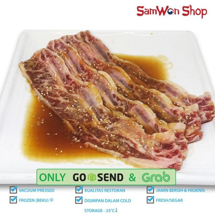 

Sml02 - La Galbi Bbq Korea Iga Sapi Kalbi Bonein 350Gr - Daging Us Pre Yolavatika12