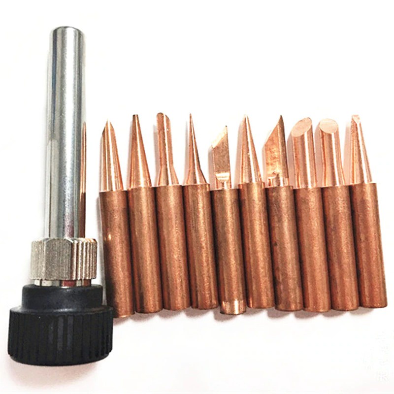 15pcs mata ujung Solder Nonmagnetic Tips 900M-T