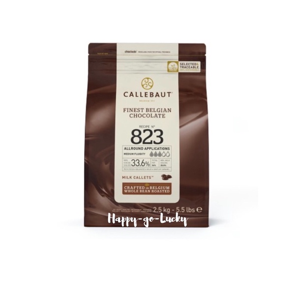 

Callebaut 823 33.6% Milk Chocolate Callets 2,5kg. Kirim REGULER=LELEH
