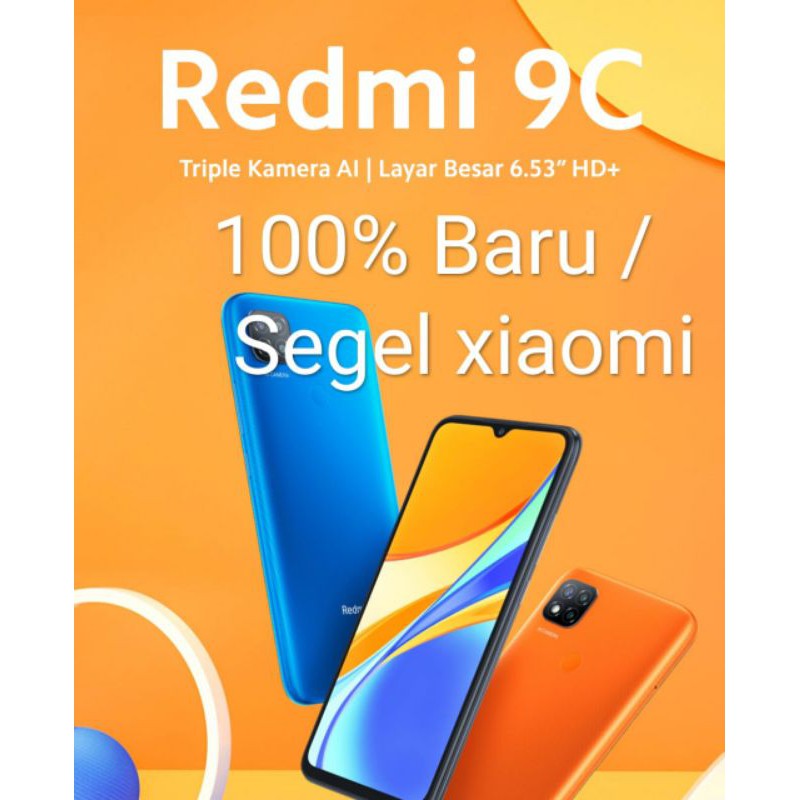 XIAOMI REDMI 9C 3/32 garansi resmi 2 Tahun