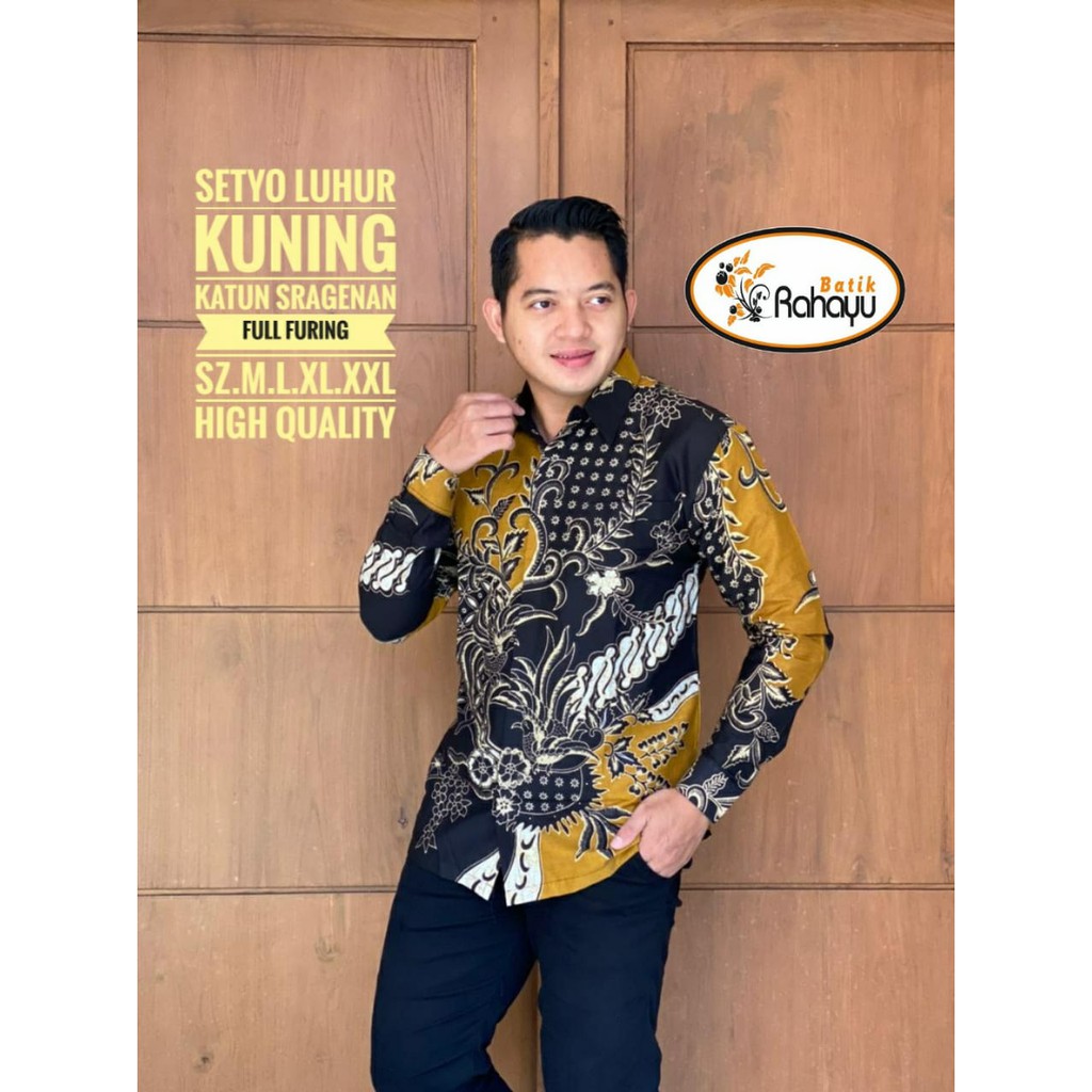 SETYO LUHUR KUNING RAHAYU KEMEJA BATIK PRIA SOLO LENGAN PENDEK LAPIS FURING ATASAN BATIK PREMIUM MODERN Batiksoloamanah AKHARA ARYANALA YUDDA ADHIJAYA SEKARJAGAD SAKTHI NATAWIJAYA NAYAKA SASMAKHA DRAJAT DHANI HARSHA ELANG HASTHA NATAWIBAWA ANDHITA NGUDI