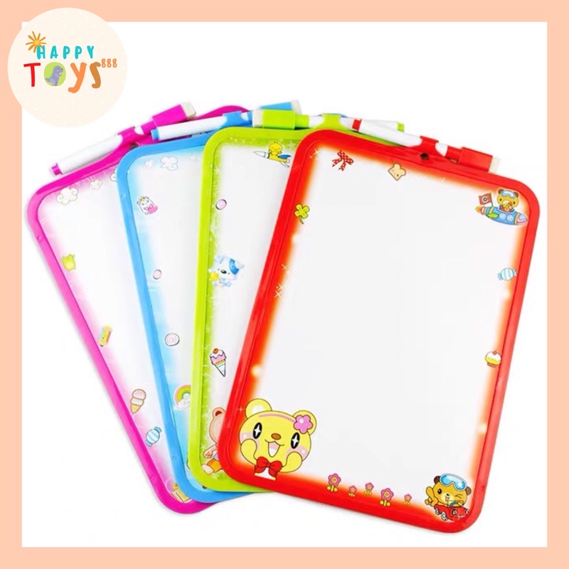 

Papan Tulis Anak / Papan Tulis Mini 19x26cm / Colurful White Board