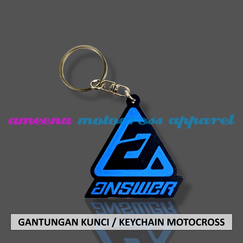 Gantungan Kunci Motocross - Keychain Trail MX - Gantungan Kunci Trabas - Keychain Enduro - Souvenir Trail - Keychain Souvenir - AN006
