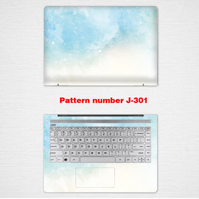 2pcs Stiker Pelindung Laptop UNIVERSAL Warna Gradasi Ukuran 12 13 14 15.6 Inch X360 Pavilion 735 840