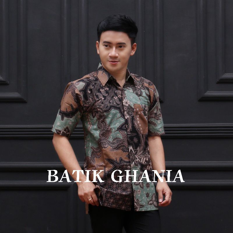 Batik Wanita Baju Batik Wanita Modern Batik Kerja Lengan Panjang MOTIF BIGAZA