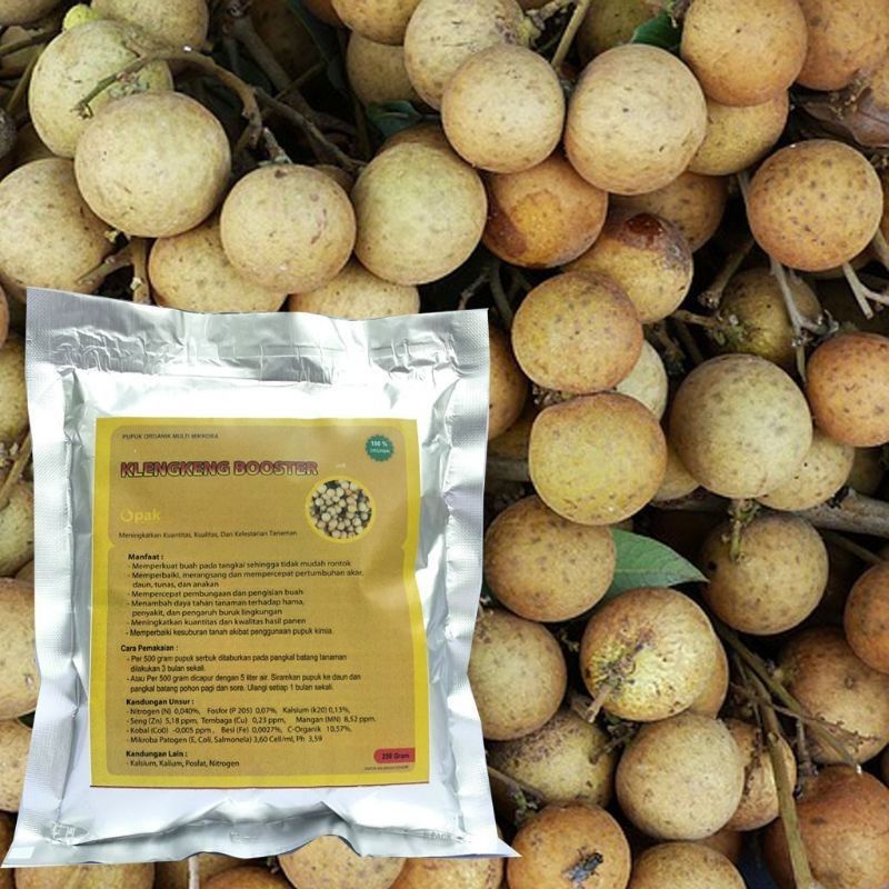 Pupuk Kelengkeng Booster Organik Perangsang Buah Serbuk Terbaik Ampuh Agar Cepat Berbuah Lebat