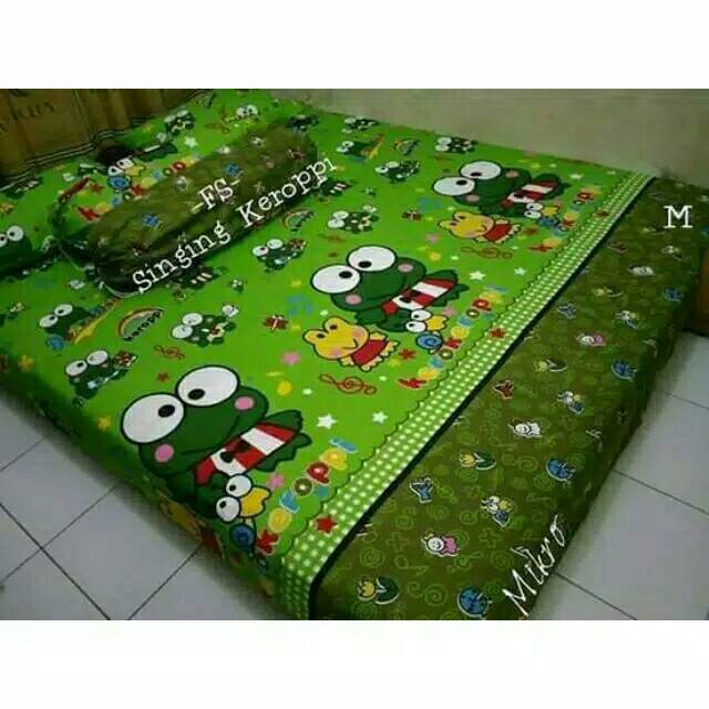 Sprei singing keropi