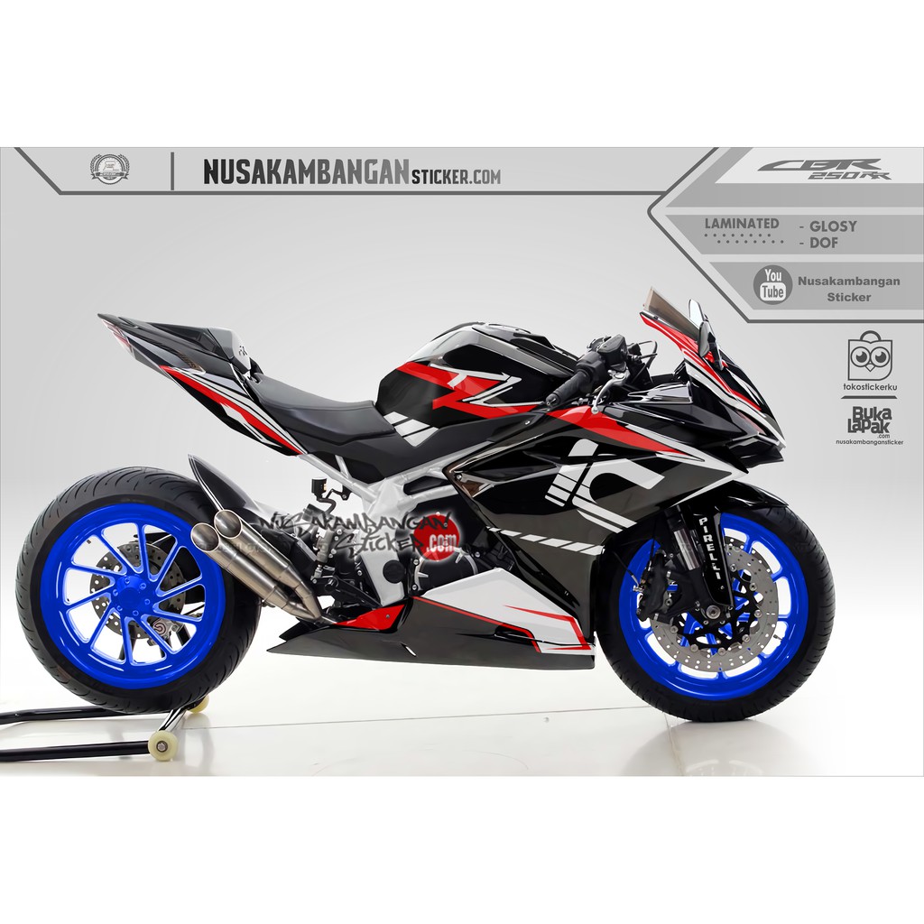 Decal CBR 250 RR – Icilmberger Carbon