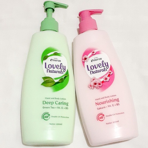 Jual Emeron Lovely Natural Body Lotion 400ML Shopee Indonesia