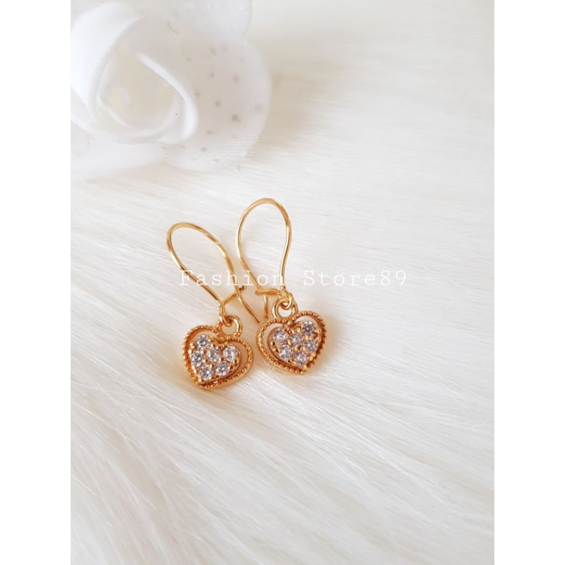 Anting Jurai Love import xuping perhiasan lapis emas xuping bestseller