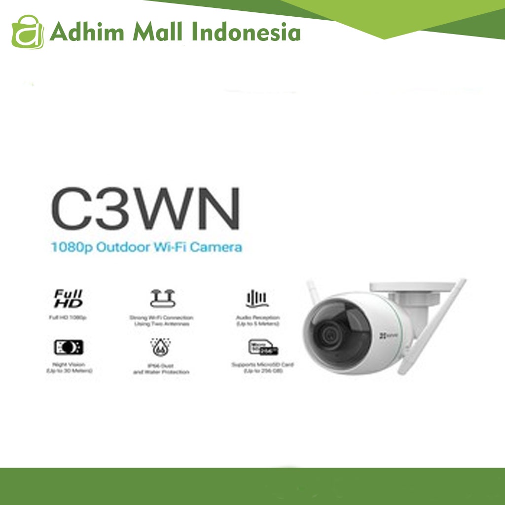 EZVIZ C3WN CAMERA OUTDOOR 2 MP