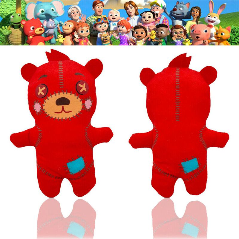 Cocomelon JJ's 21 cm Keluarga Little Red Bear Mainan Mewah Boneka Boneka Hadiah Anak Lembut