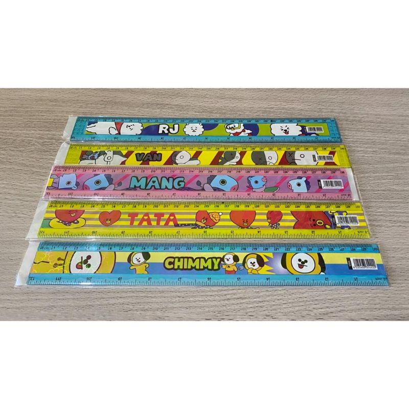 

Penggaris Anak Karakter BT21 / BTS 30cm