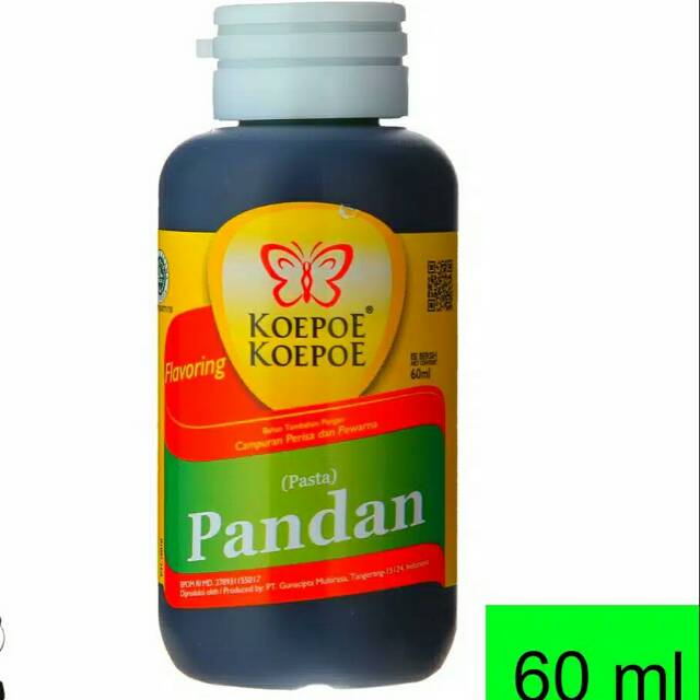 

KOEPOE KOEPOE Perisa Pasta Pandan 60ml Pewarna Makanan