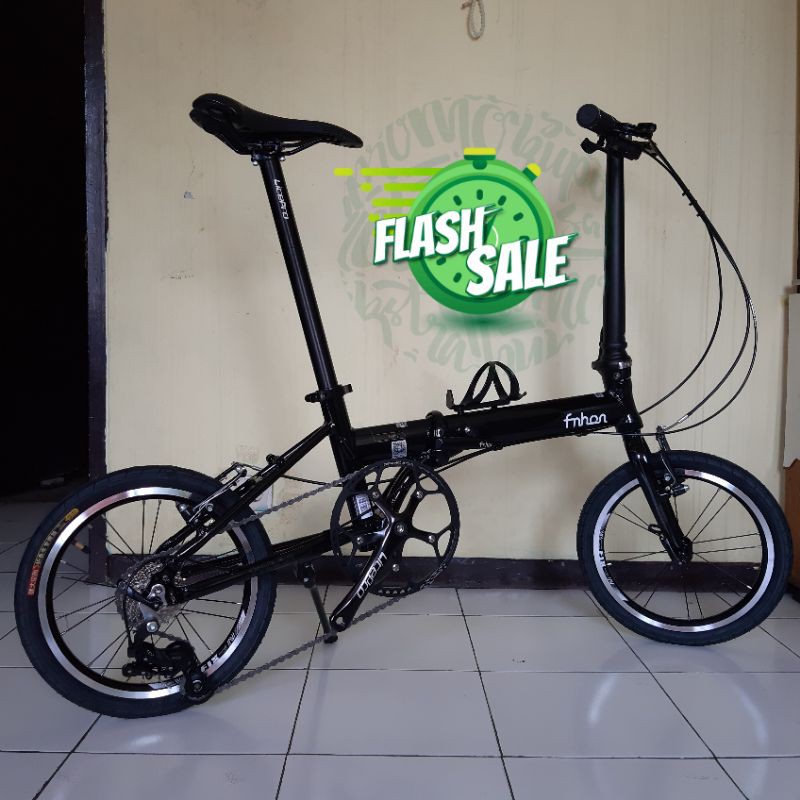 sepeda lipat fnhon zephyr 16inch 9speed