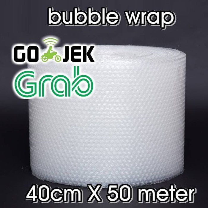 

Bubble wrap 40cm x 50m bening hitam plastik buble warp bandung Plastik gelembung