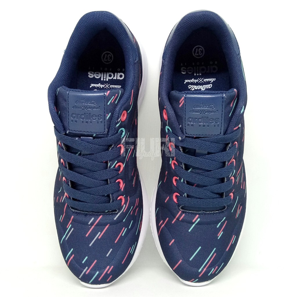 ARDILES Original JOLENE 37-40 NAVY Sepatu Kets Sneakers Olahraga Running Sport Senam Wanita FIURI