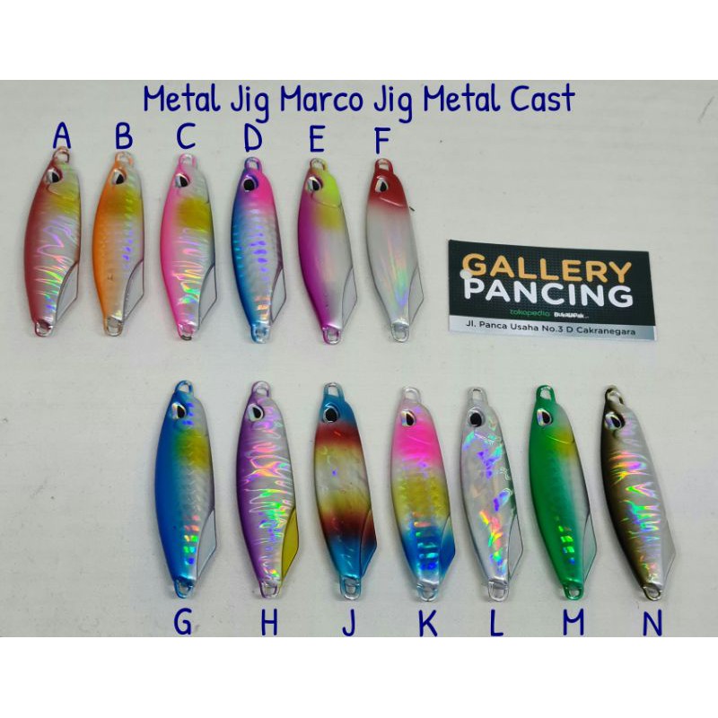 Metal Jig Marco Jig Metal Cast 30g
