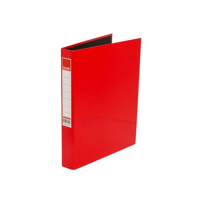 

Bantex Laminated Ring Binder 2 Ring 25mm Folio Red #1132 09