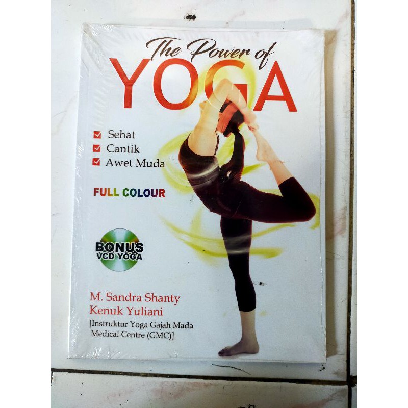 the power of yoga,full colour,bonus VCD yoga.(vat)
