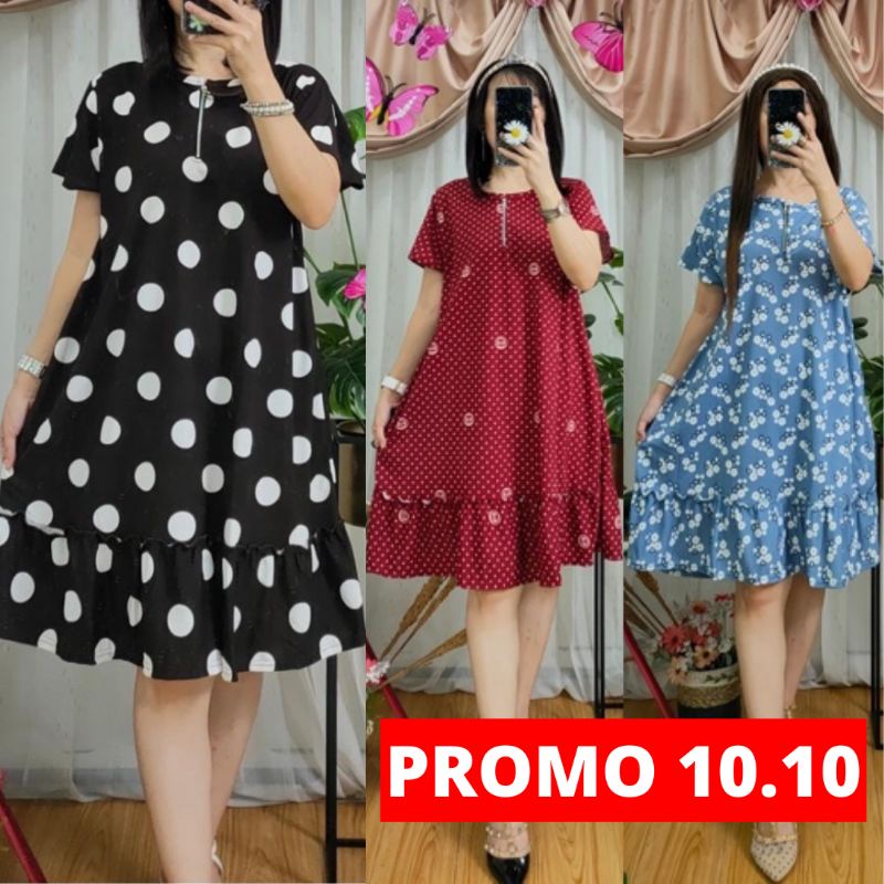 Dress Busui Dress Motif Voxy Murah Elpeka Fashion