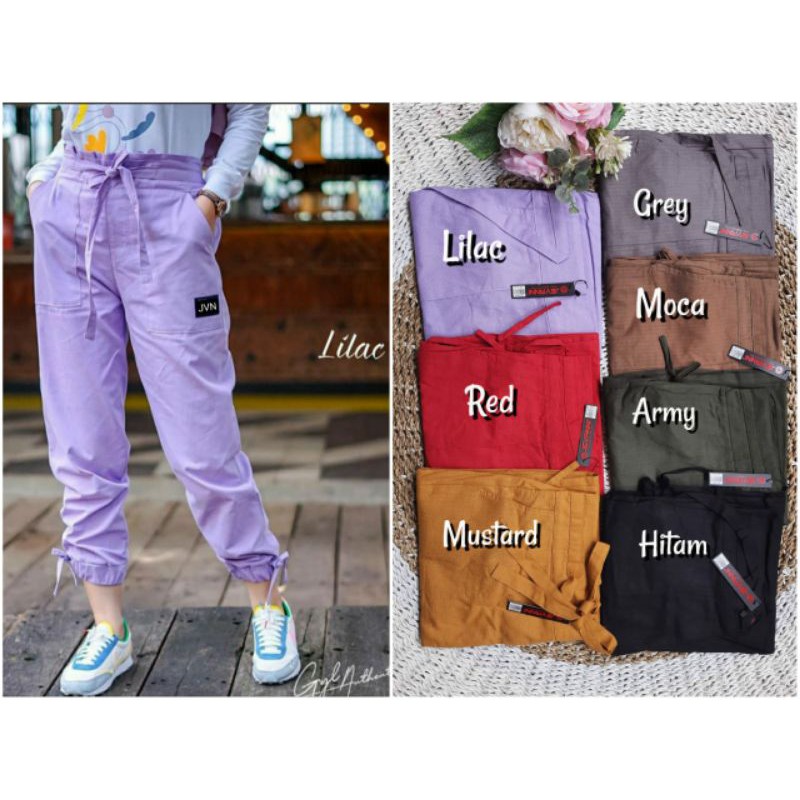 Celana Jogger Tali Serut Jevanni/Zennie Pants By Jevanni