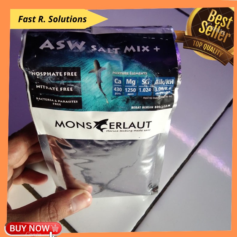 ASW MIX / garam laut / monsterlaut / monster laut untuk aquarium