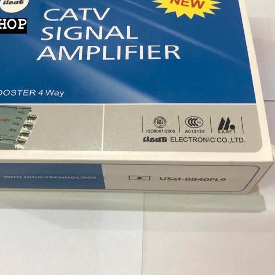 ✵ CATV Signal Amplifier Booster 4 Way 40db ✷