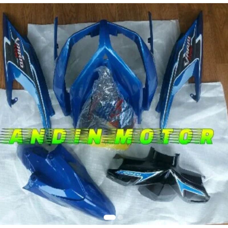 full body Alus Honda Vario 125 lama warna biru