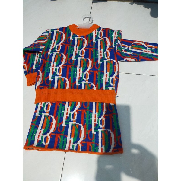 SET ROK RAJUT DIOR PREMIUM