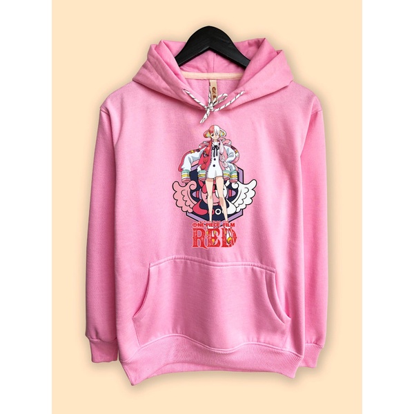 Jaket Hoodie Anime One Piece RED Uta