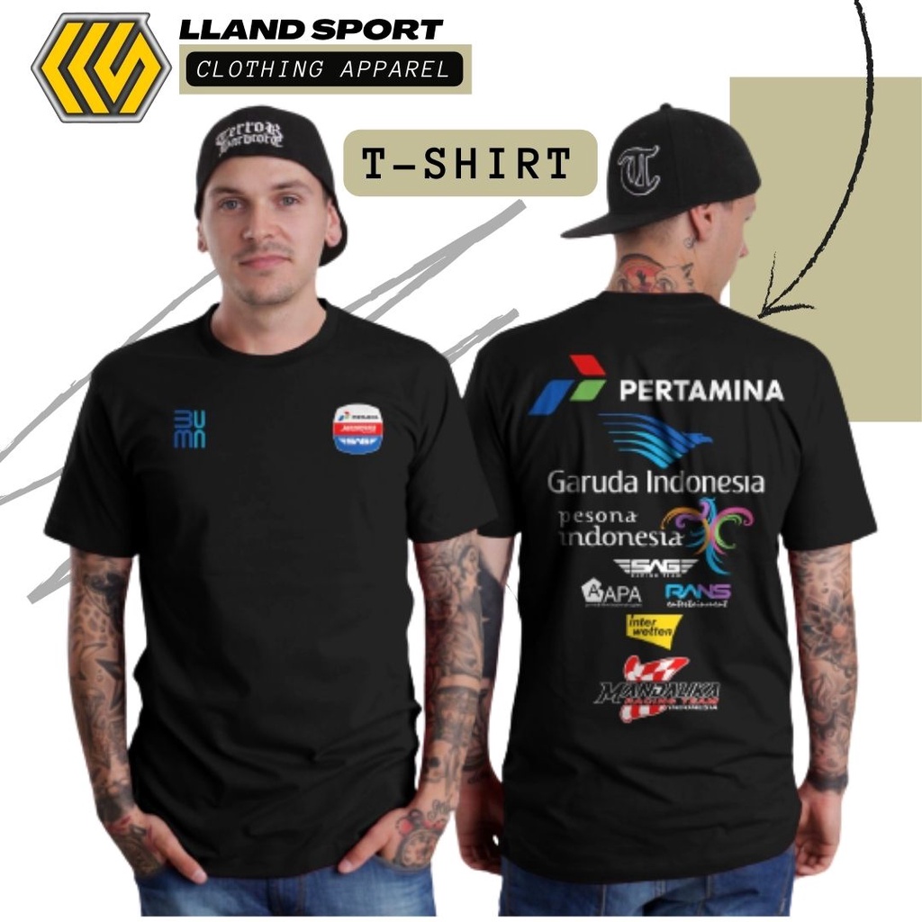 KAOS MANDALIKA ORIGINAL KAOS MOTO GP MANDALIKA BAJU PRIA DEWASA SIRKUIT MANDALIKA INTERNATIONAL