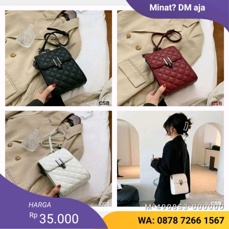 tas selempang wanita mini yuzzha bordir