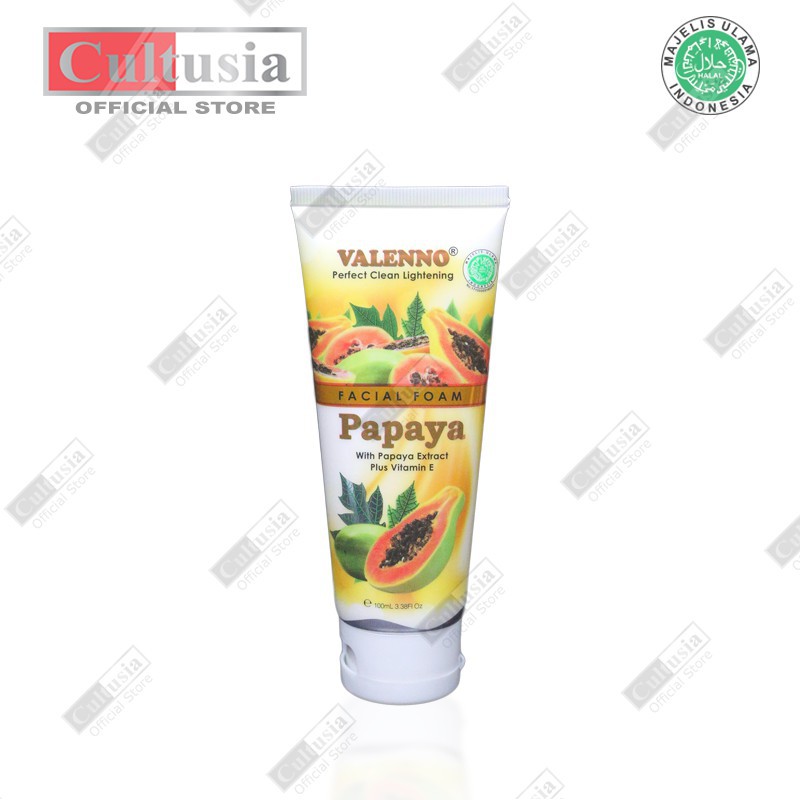 Valenno Facial Foam Papaya 100gr